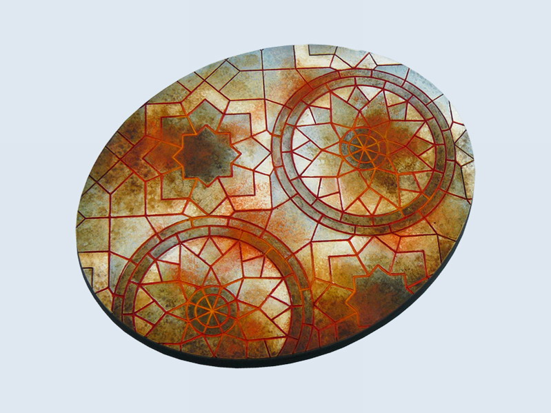 Mosaic Bases ellyptic, 120*80mm*1