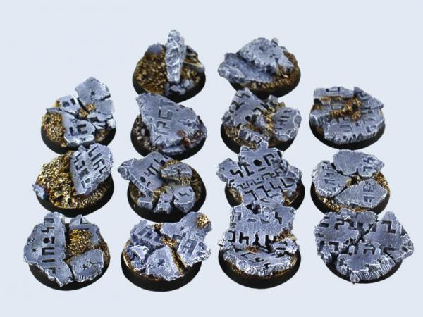 Ruins Bases round, 25mm*5