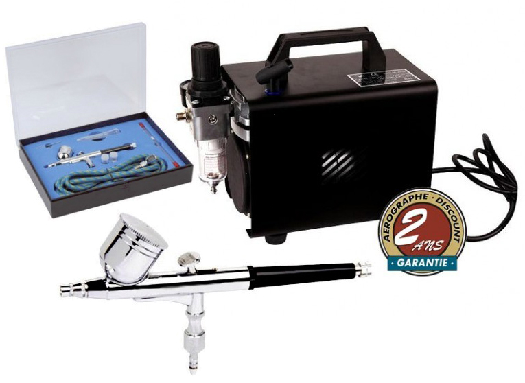 Double action Airbrush and compressonr deal